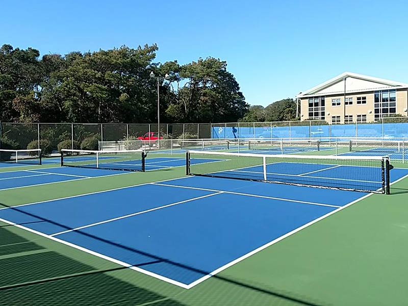 pickleball court installation oak island nc